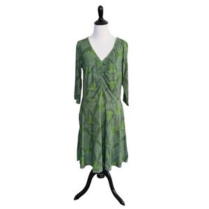 NWOT Princess Awesome Elven Leaves Ruched Dress size 12/14